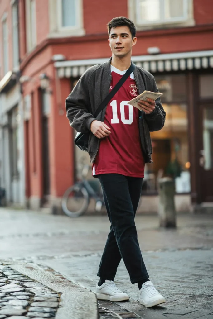 Jersey Layered Jacket Style