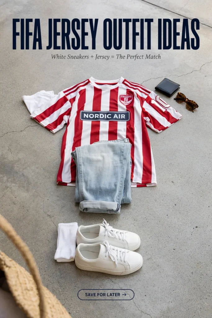 Jersey With White Sneakers