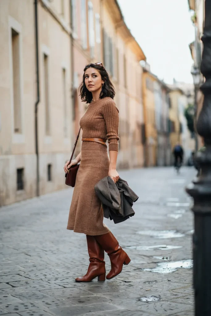 Knit Midi Dress