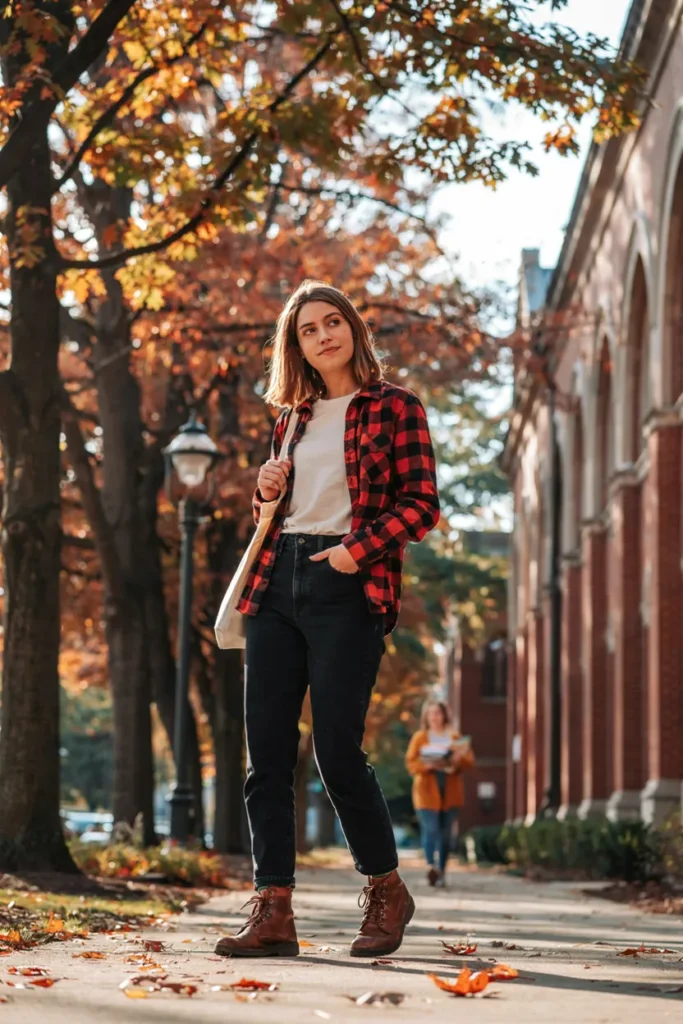 Layered Flannel Shirt