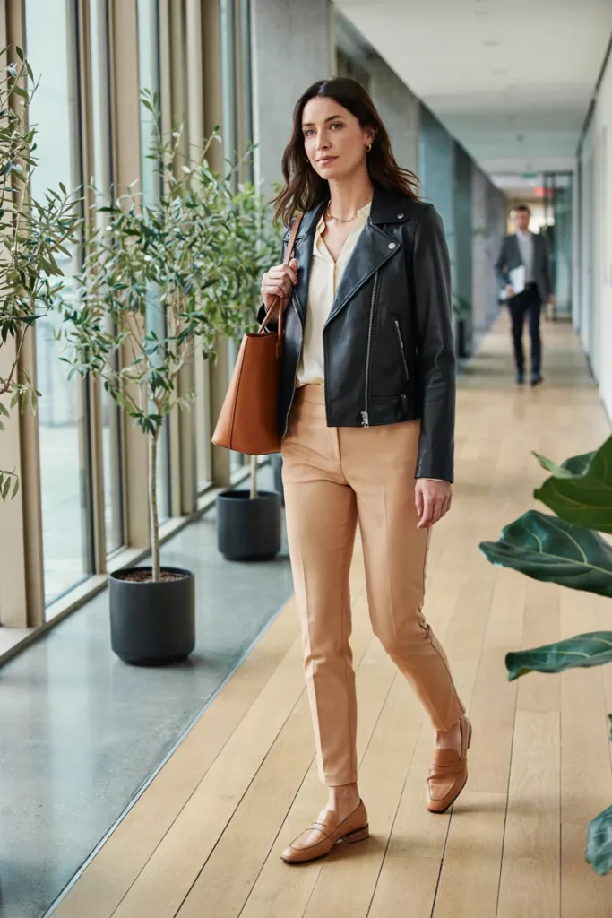 Leather Jacket Layers