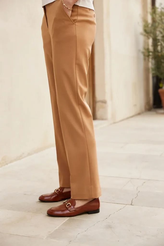 Leather Loafers With Trousers