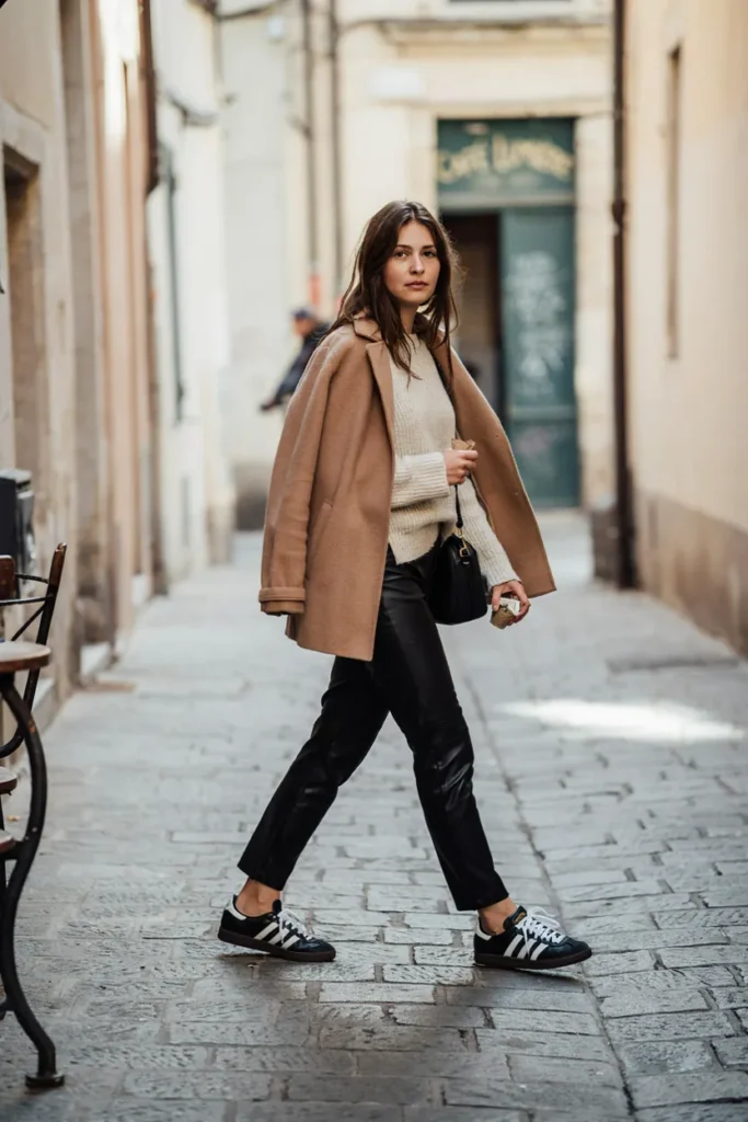 Leather Pants Look