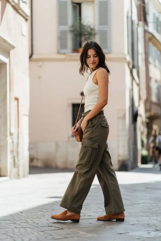 Loafers With Cargo Pants