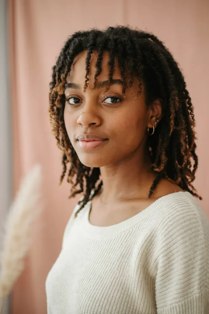 Locs With Bangs