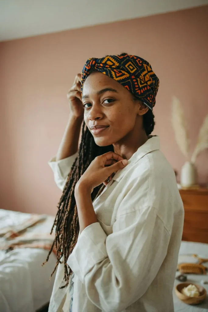 Locs With Headwrap
