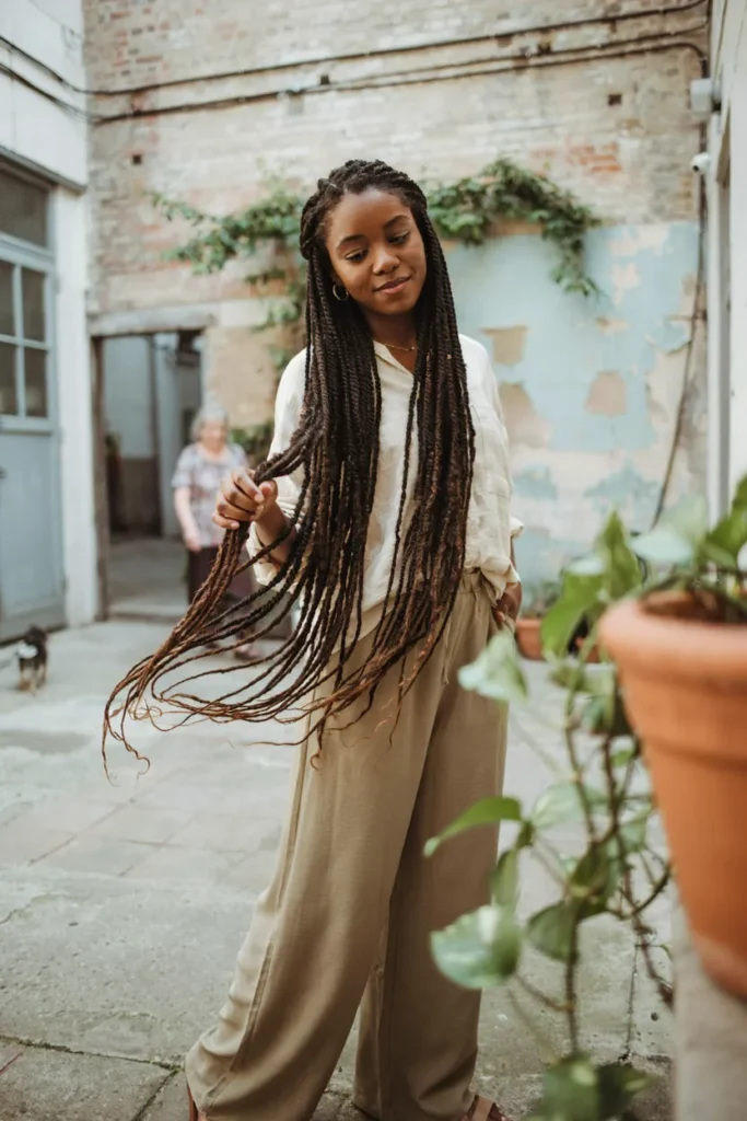 Long Flowing Locs