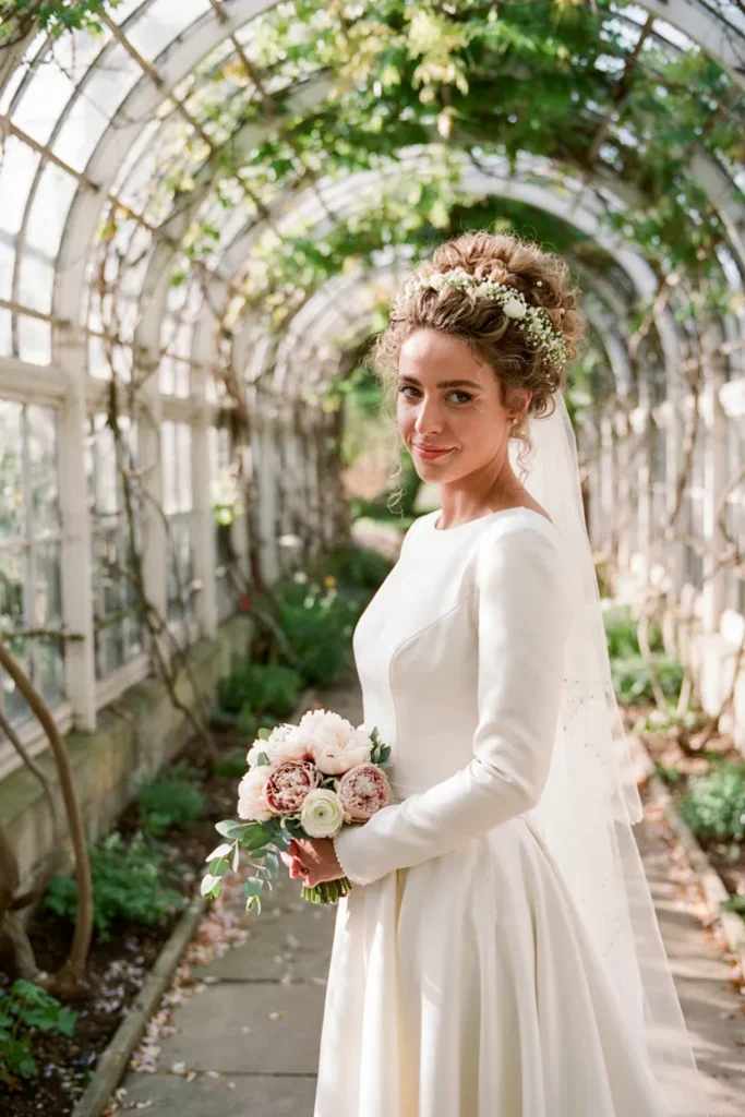 Loose Curly Updo