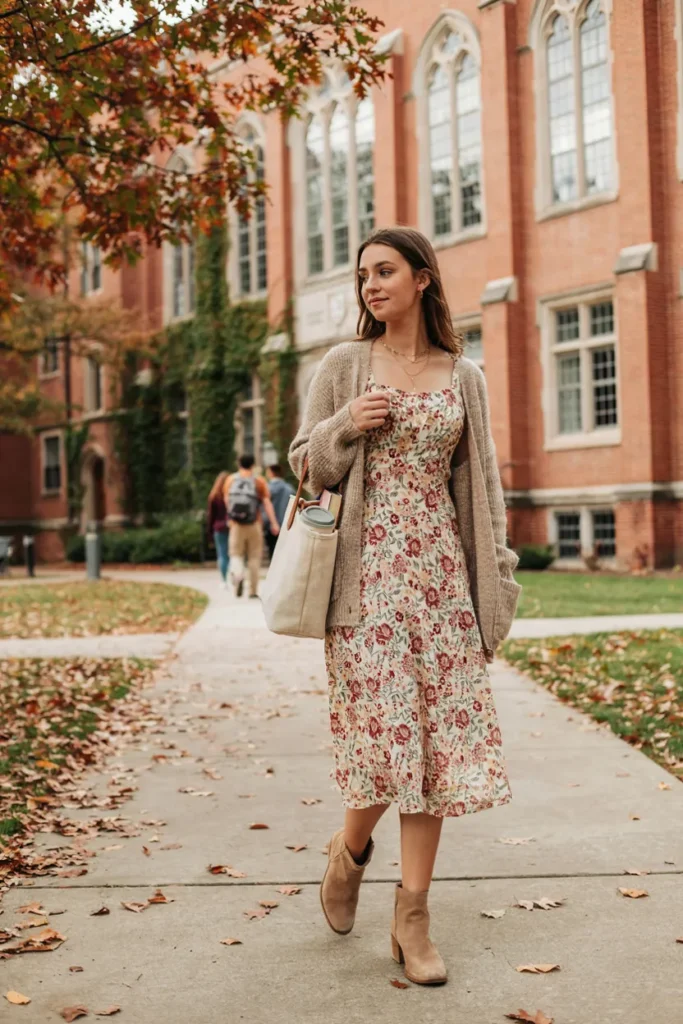 Midi Dress Layers