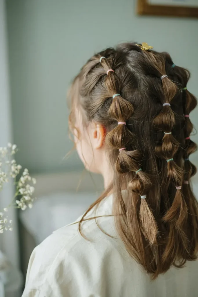 Mini Bubble Braids