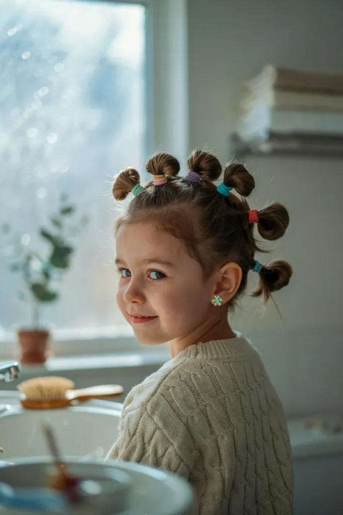 Mini Bubble Ponytail