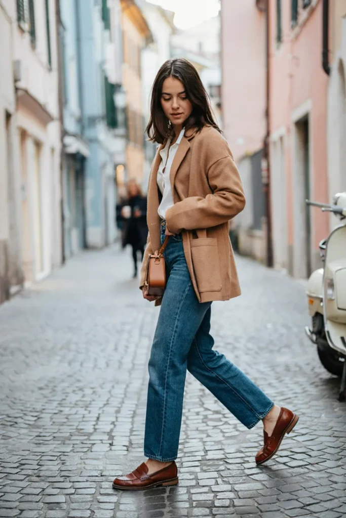Mini Skirt Loafers