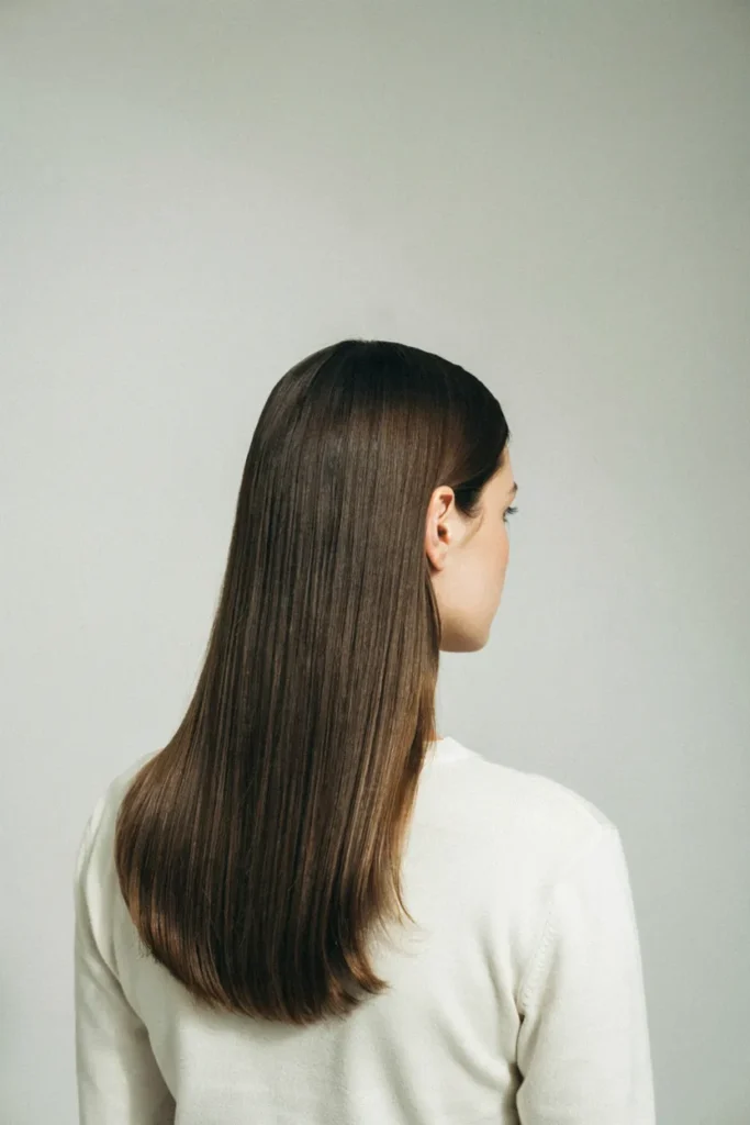 Natural Straight Mullet