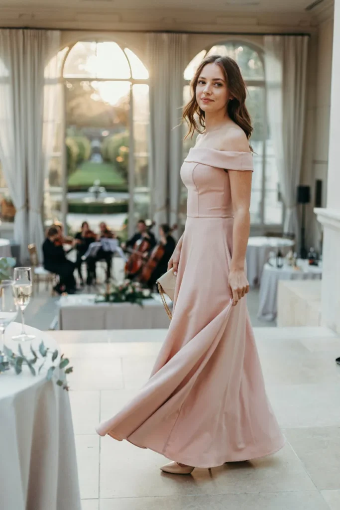 Off-Shoulder Maxi