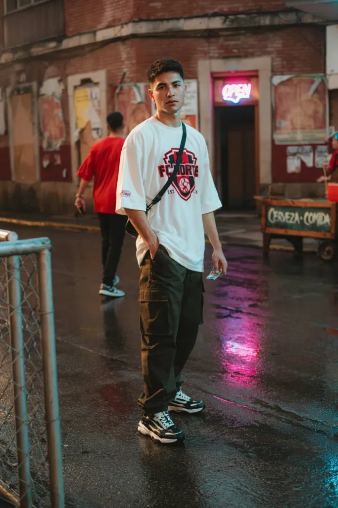 Oversized Match Tee