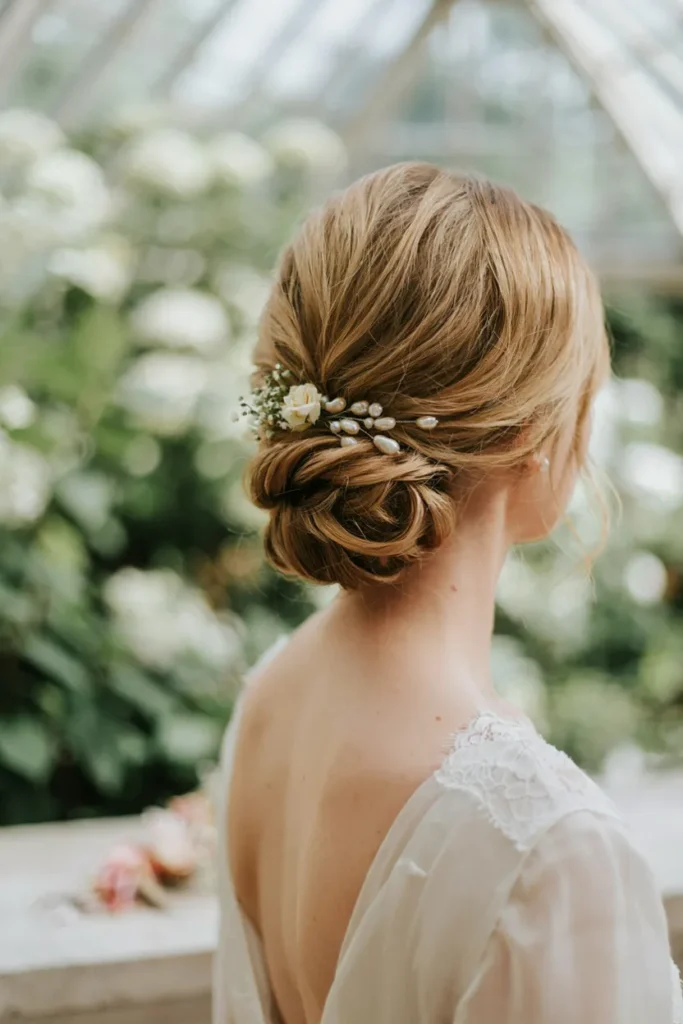 Pearl Pinned Updo