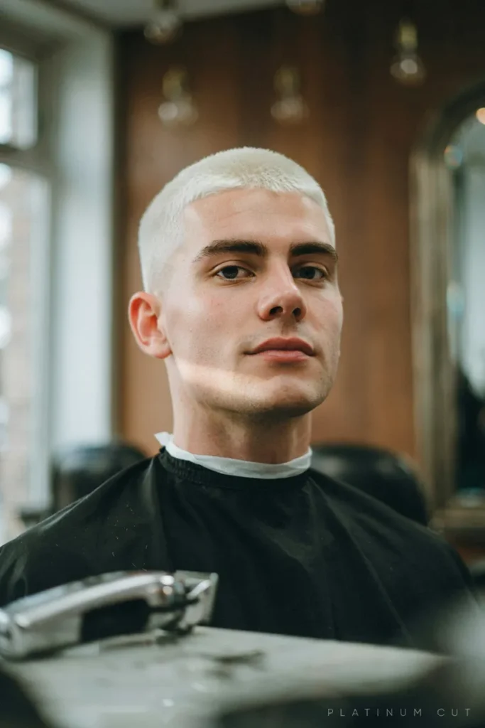 Platinum Buzz Cut