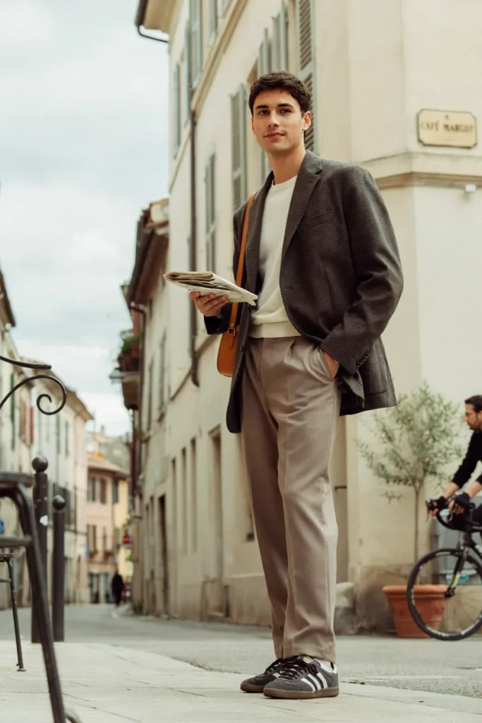 Relaxed Suit Style
