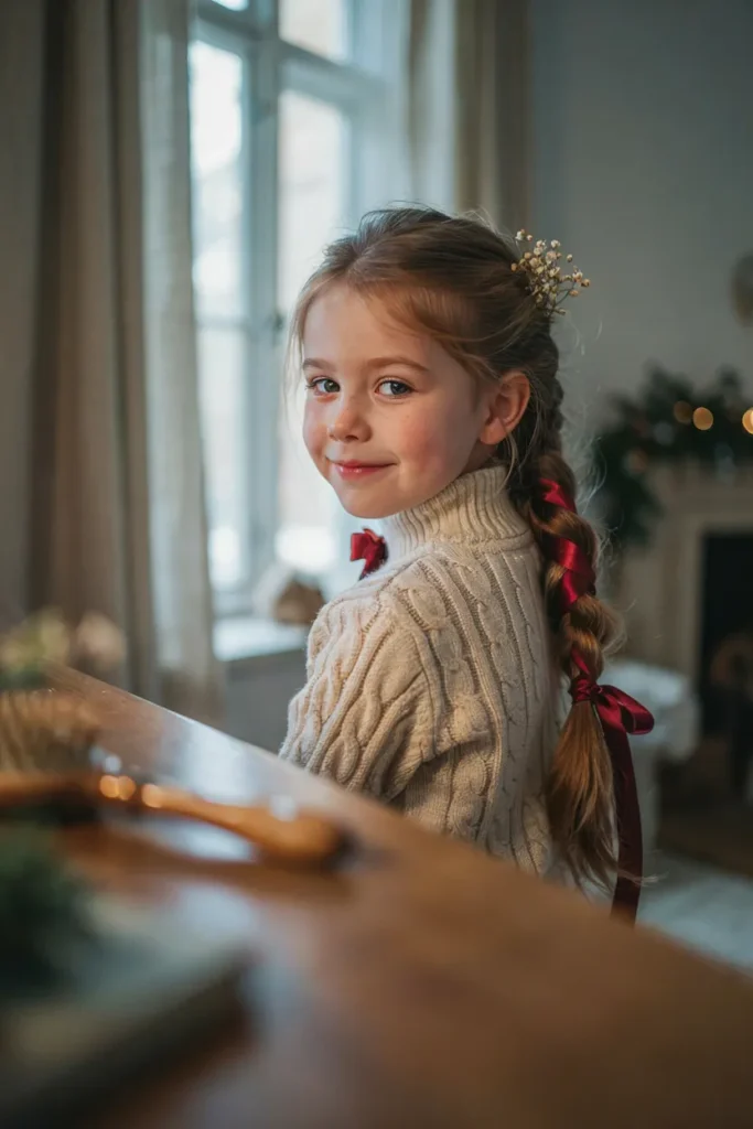 Ribbon Fishtail Braid