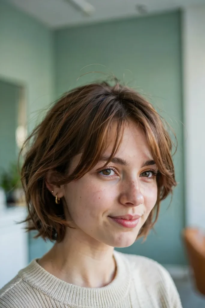 Short Shaggy Layers