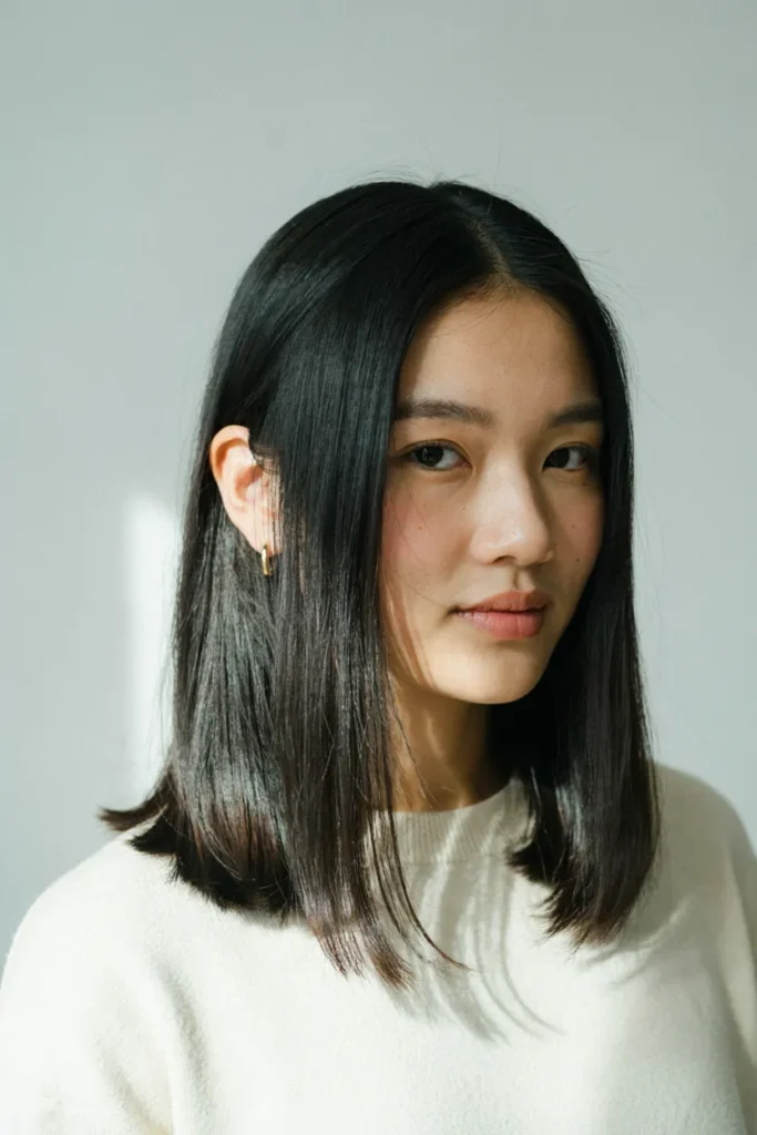 Shoulder Length Straight Hair
