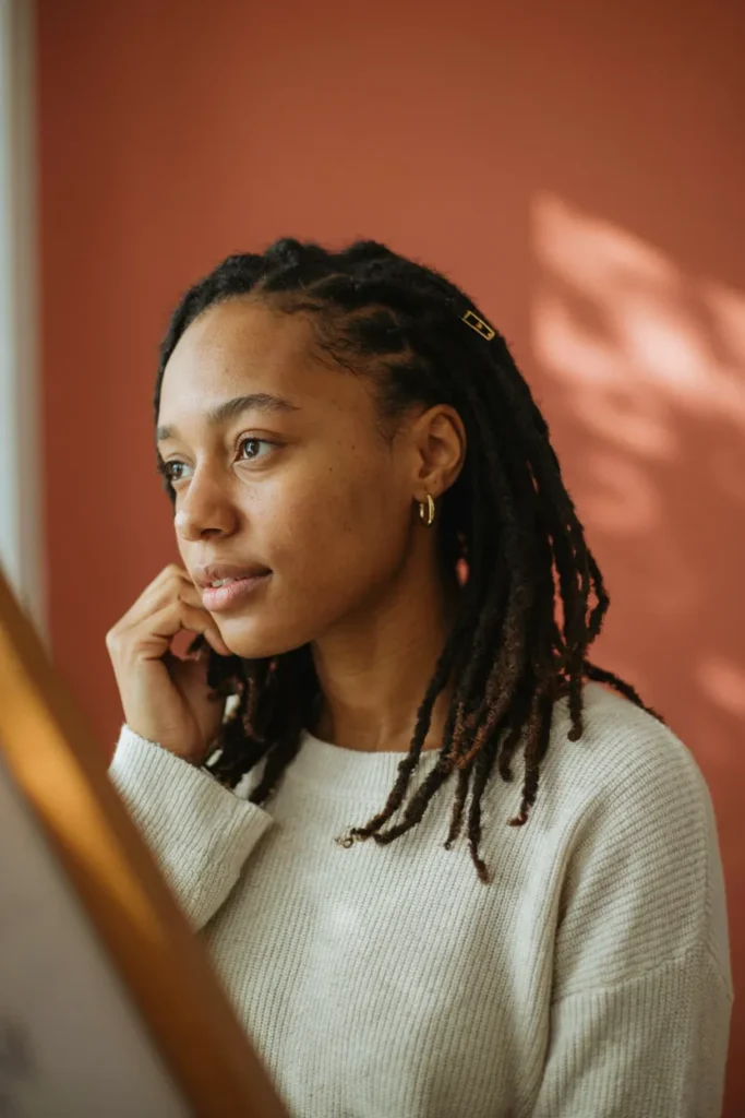 Side Part Locs