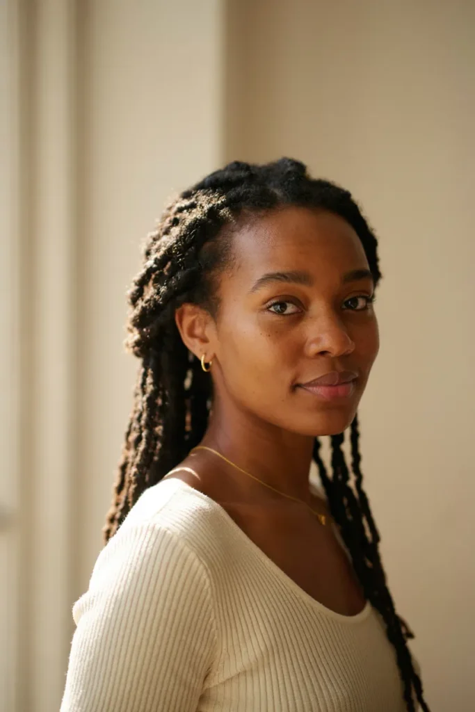 Side Swept Locs