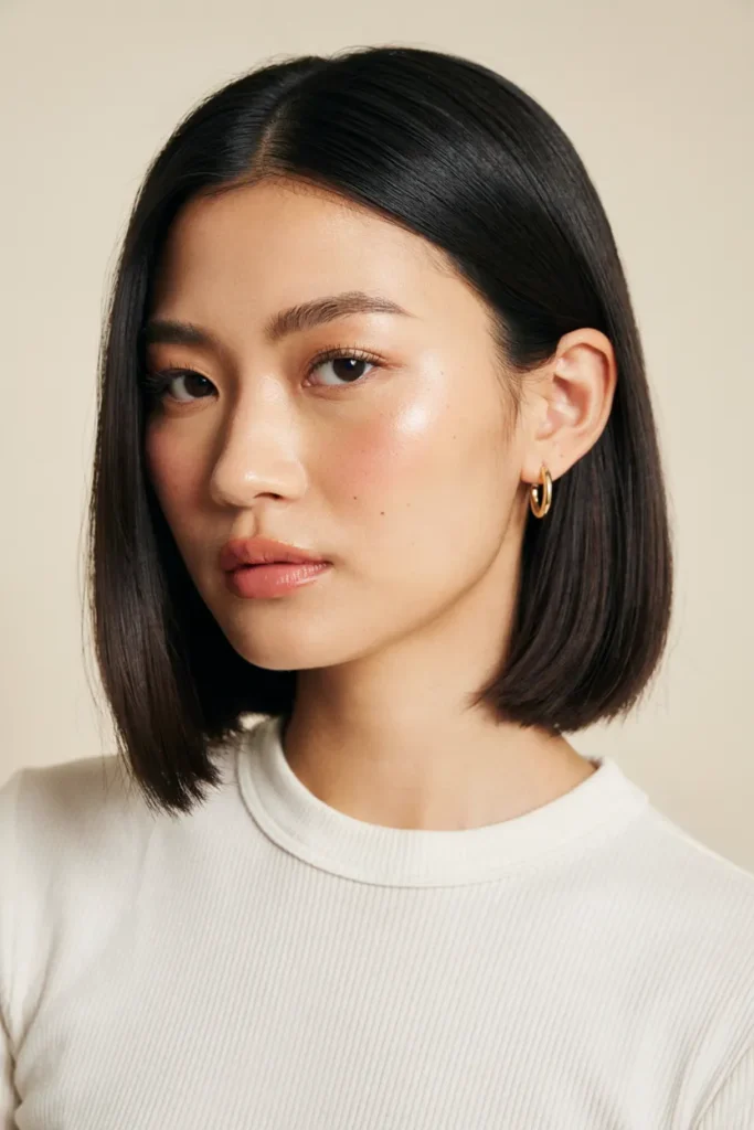Sleek Ear Length Bob