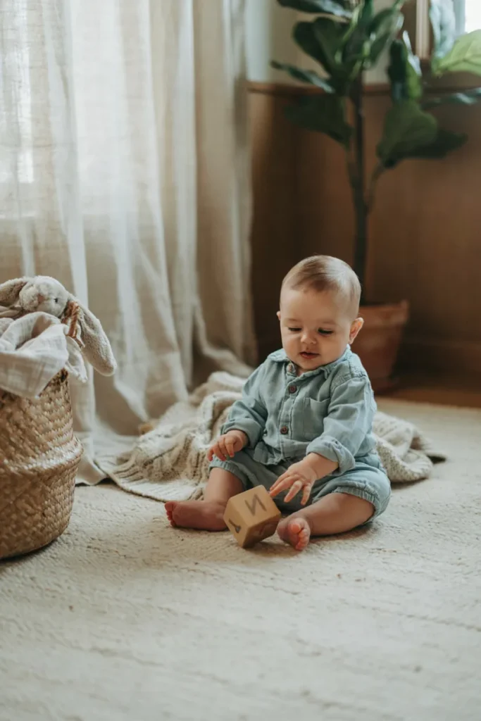 Soft Denim Shirt Set