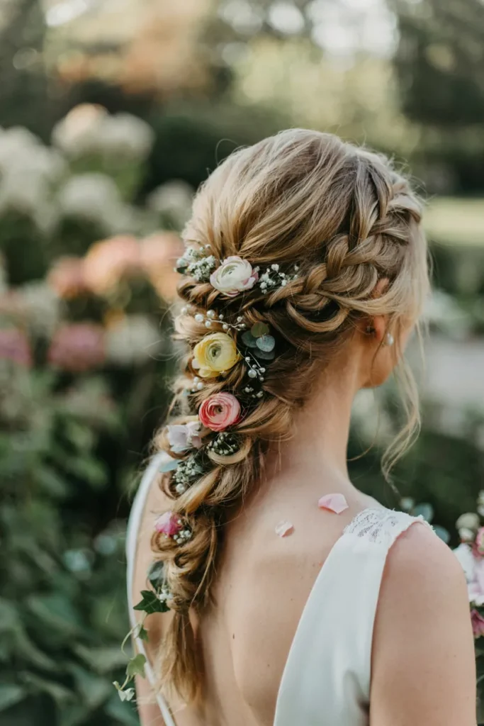 Soft Floral Braid