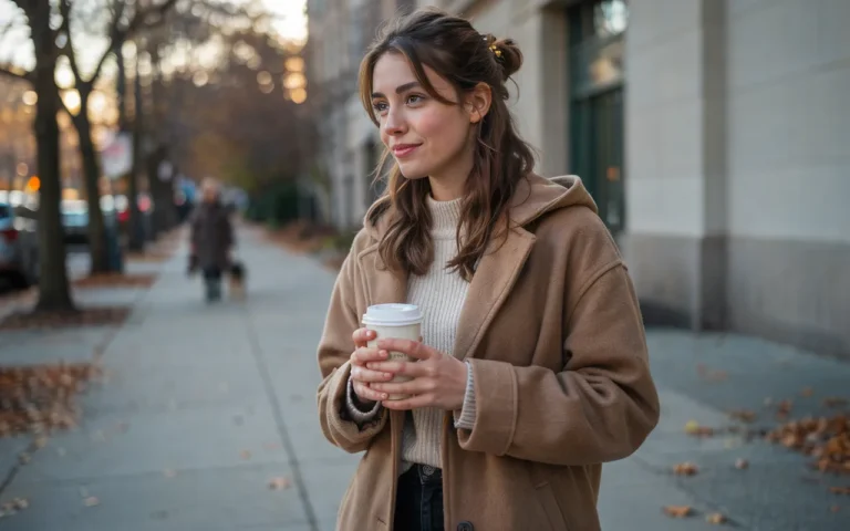 Soft Wavy Bun Look