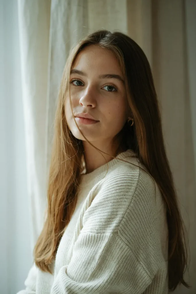 Straight Hair With Natural Movement