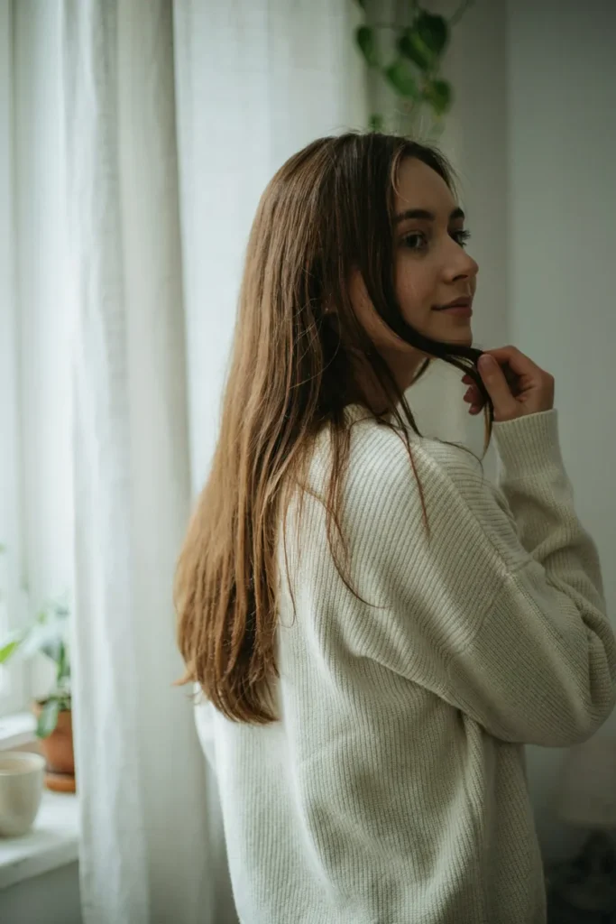 Straight Hair With Soft Ends