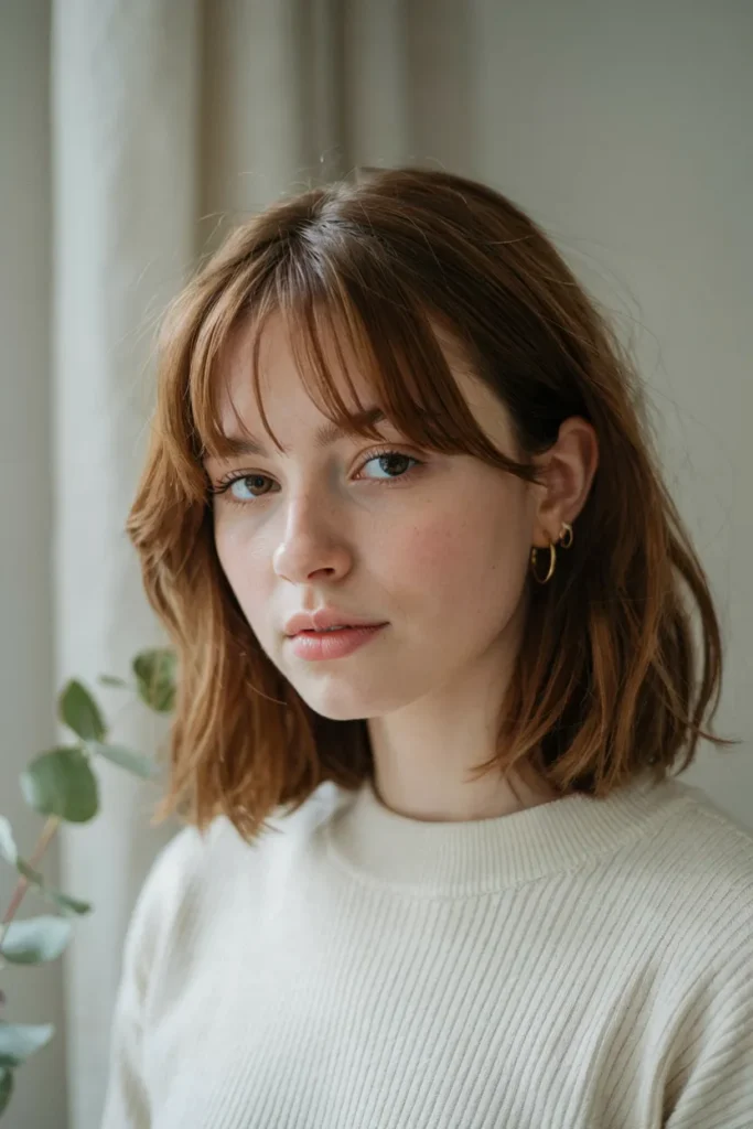 Textured Bob Wispy Fringe