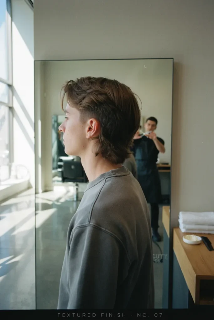 Textured Modern Mullet