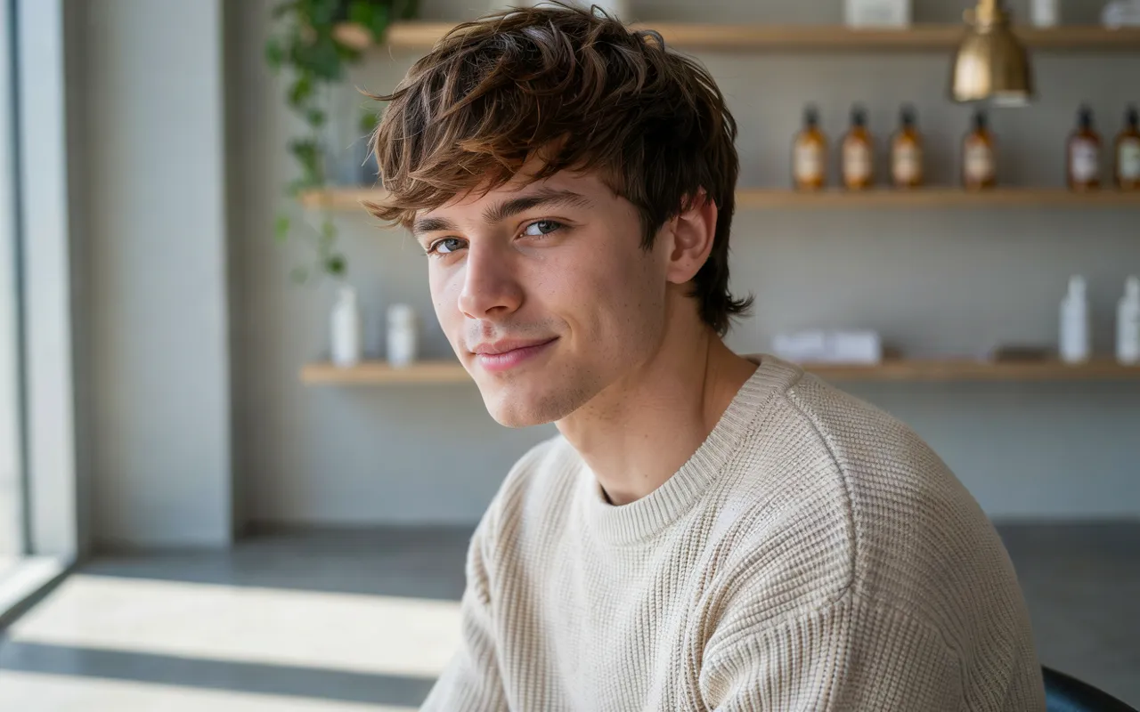 Textured Modern Mullet