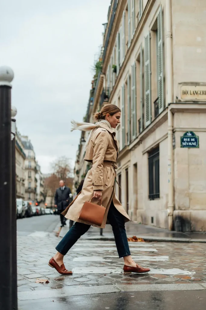 Trench Coat Loafers