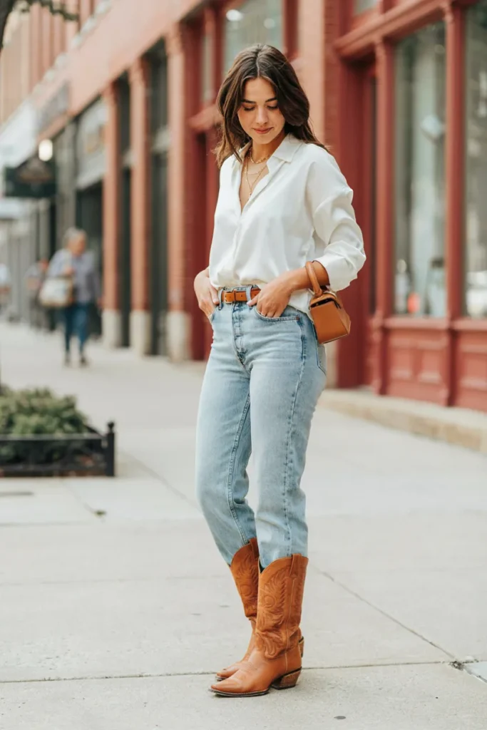 White Blouse Look