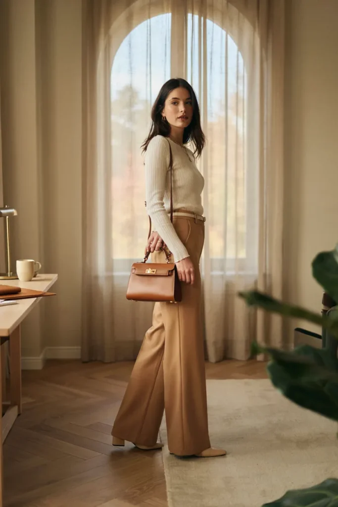 Wide-Leg Trousers