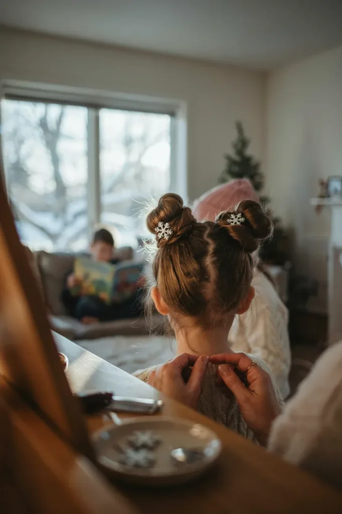 Winter Space Buns
