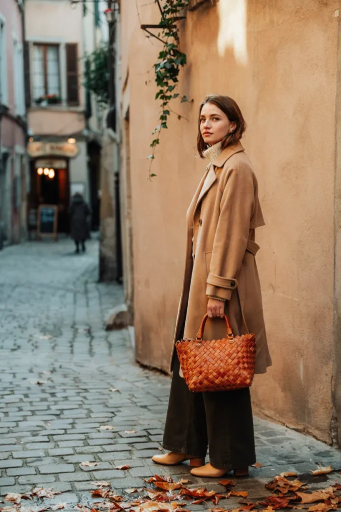 Woven Leather Tote