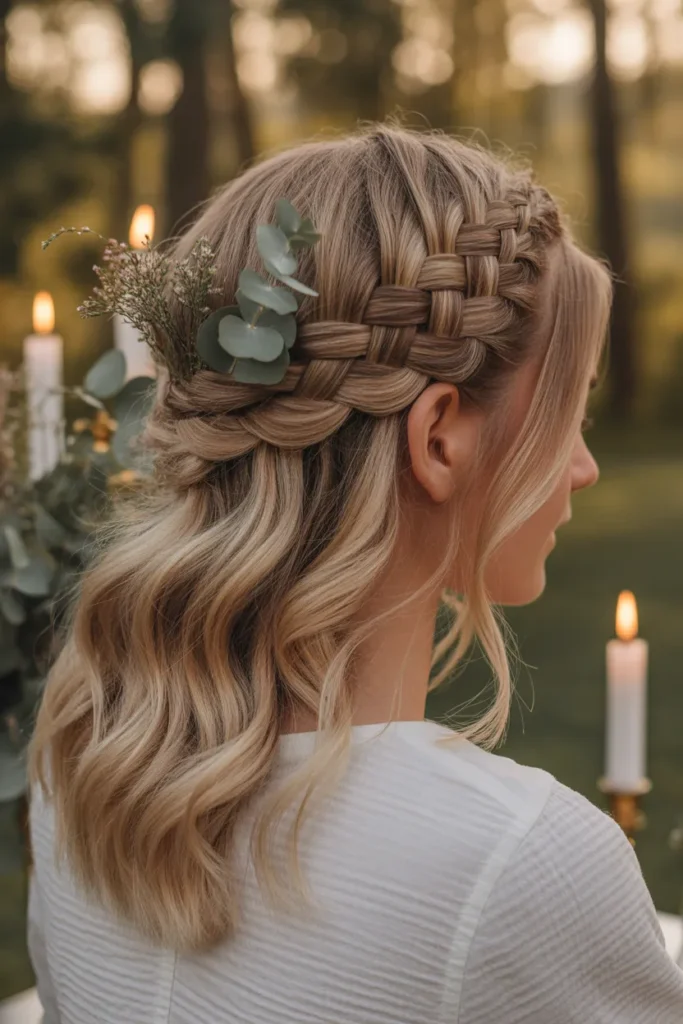 Boho Half-Up Braid