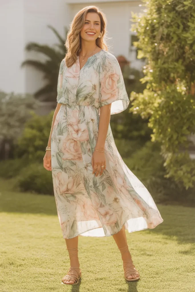Floral Midi Dress