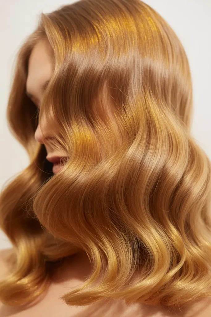 Golden Glass Waves