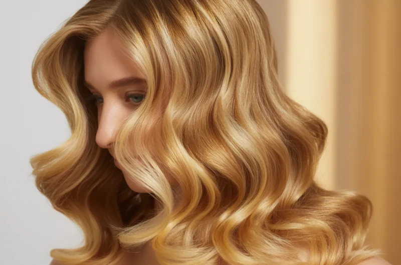 Golden Glass Waves