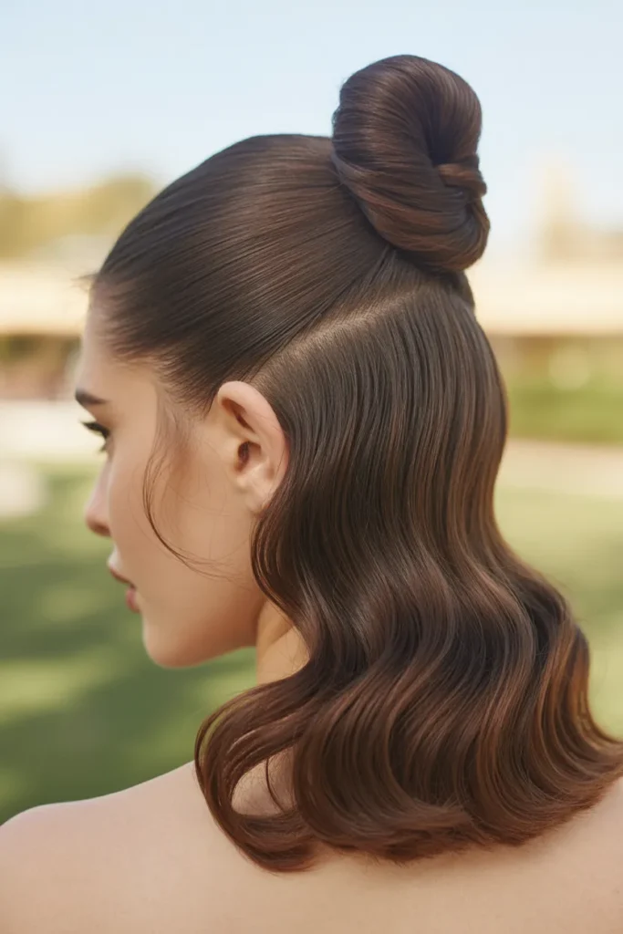 Half-Up Top Knot