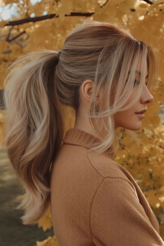 Layered Ponytail Style
