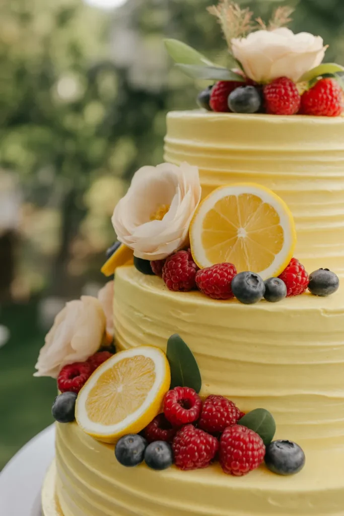 Lemon Raspberry Drizzle