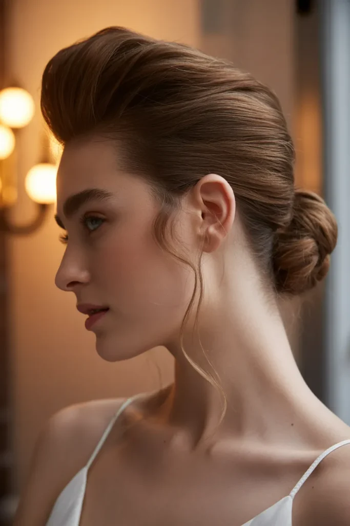 Messy French Twist Updo