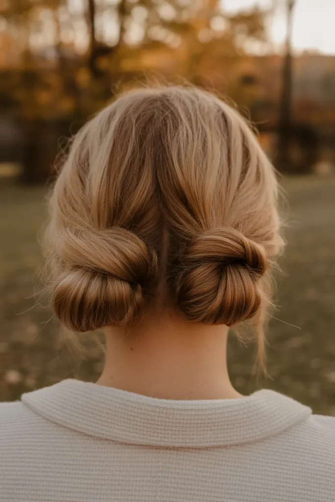 Messy Low Double Knots